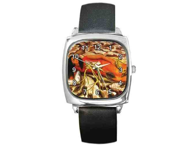 'Roots' by Frida KAHLO:  FREE Leather Band ART WATCH w/BID!