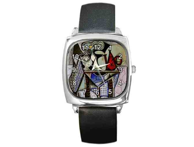 'Still Life On A Table' by Pablo PICASSO:  FREE Leather Band ART WATCH w/BID!