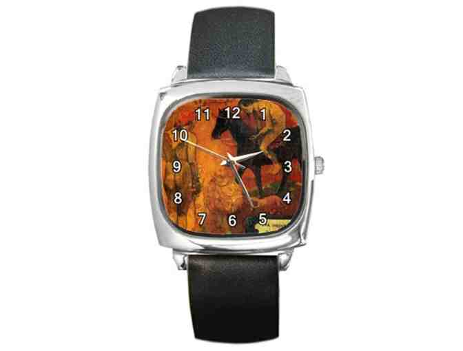 'Tahitian Pastoral I' by GAUGUIN:  FREE Leather Band ART WATCH w/BID!