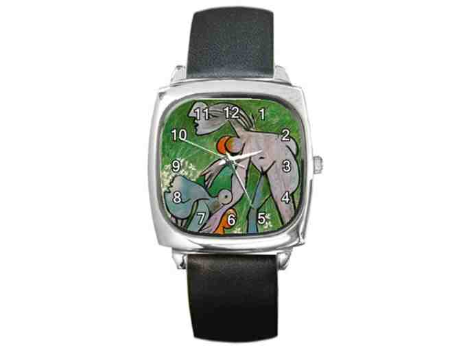'The Rescue' by Pablo PICASSO:  FREE Leather Band ART WATCH w/BID!