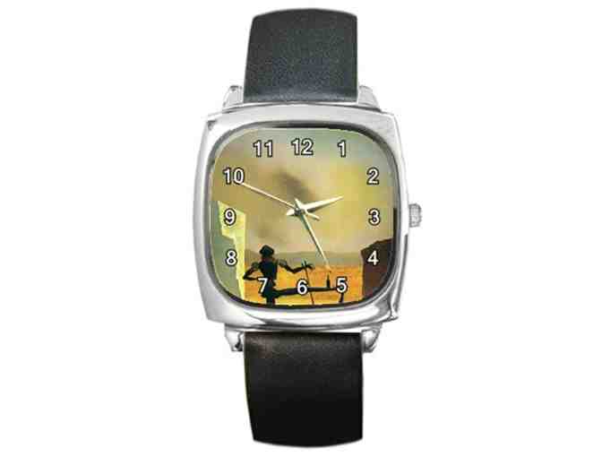 'The Ghost Of Vermeer' by DALI:  FREE Leather Band ART WATCH w/BID!