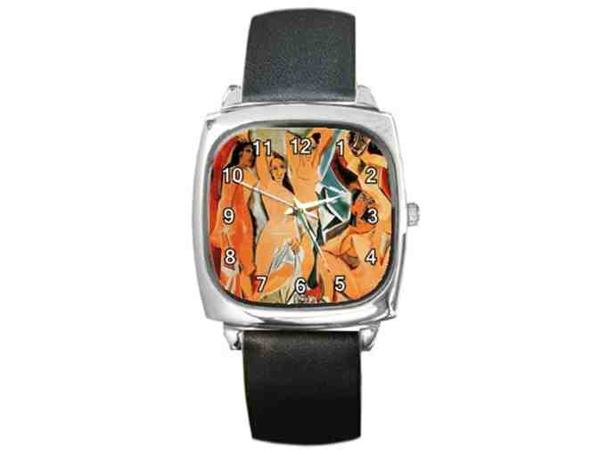 'The Girls of Avignon' by Picasso:  FREE Leather Band ART WATCH w/BID!