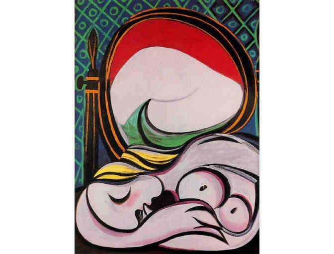 'The Mirror' by Pablo PICASSO:  FREE Leather Band ART WATCH w/BID