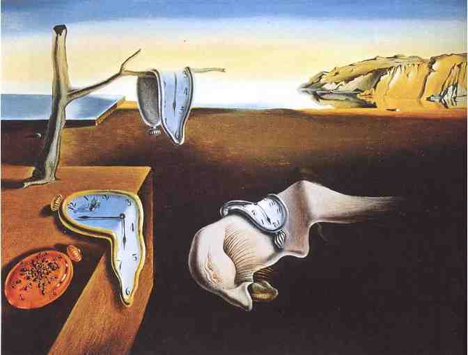 'The Persistence Of Memory' by DALI:  FREE Leather Band ART WATCH w/BID!