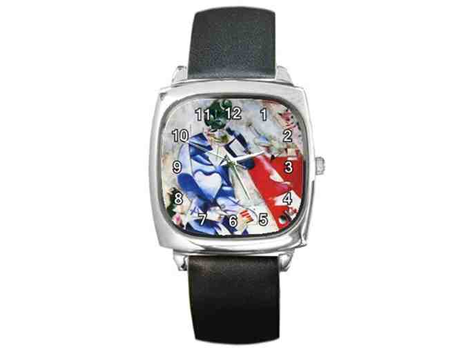 'The Poet' by Marc CHAGALL:  FREE Leather Band ART WATCH w/BID!
