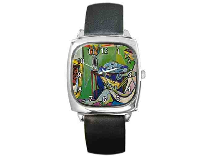$0! FREE LEATHER WATCH W/ART BID: 'A Muse' by Pablo PICASSO