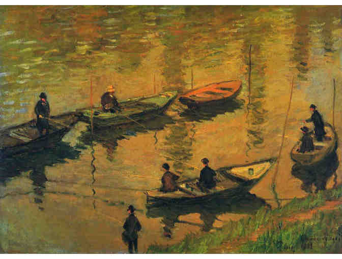 'Anglers On the Seine' by MONET