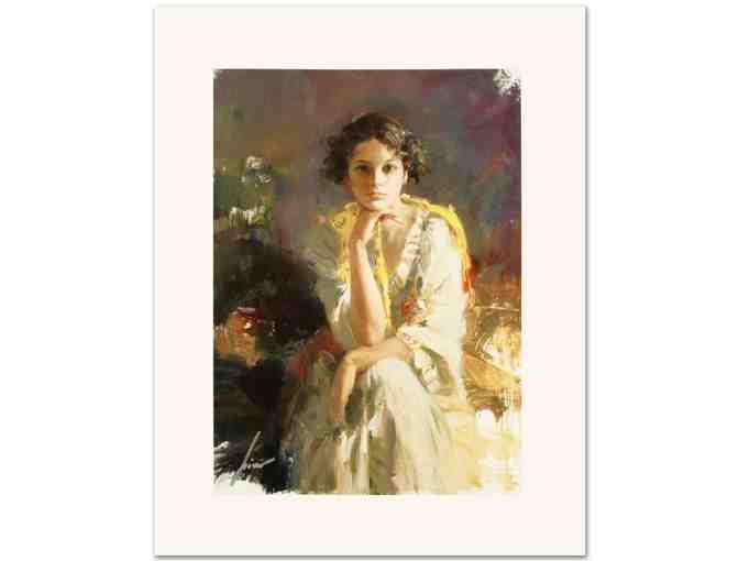 'YELLOW SHAWL' by Globally Renowned Artist PINO! (1939-2010) UBER COLLECTIBLE!