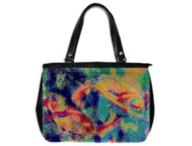 * 'PISCES' BY WBK: CUSTOM MADE LEATHER TOTE BAG!