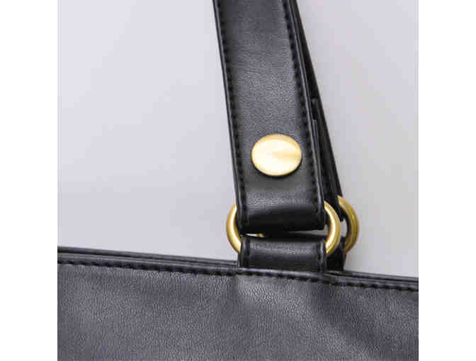 'BREAK ON THROUGH...':  Custom Made Leather ART Tote Bag!