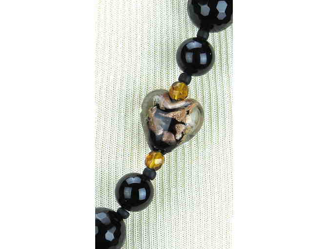 Make a Statement with this 1/Kind Handcrafted GEMSTONE NECKLACE #261