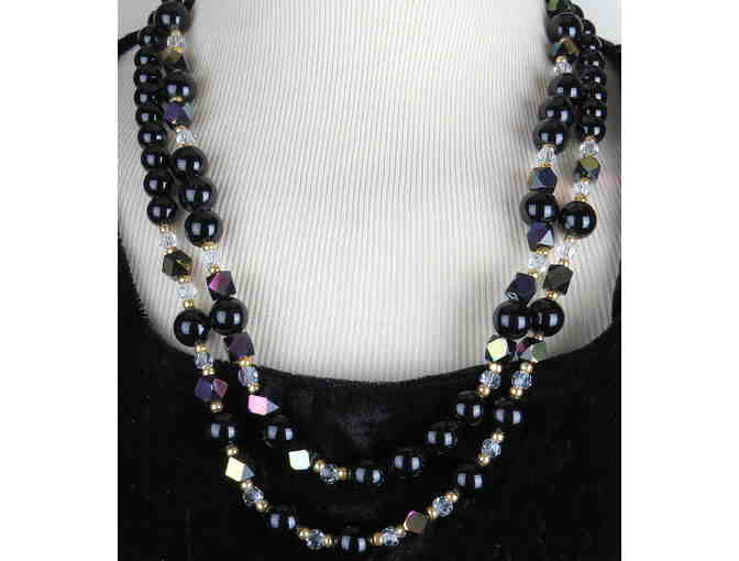 ! Double Strand Delicious GEMSTONE NECKLACE! #349