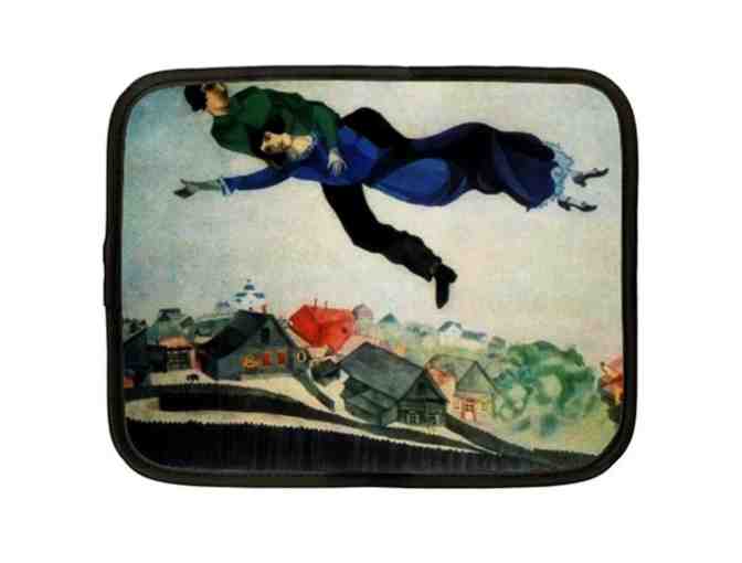 'ABOVE THE TOWN' by Chagall:  Custom Made Net Book Case: Versatile and Unique!