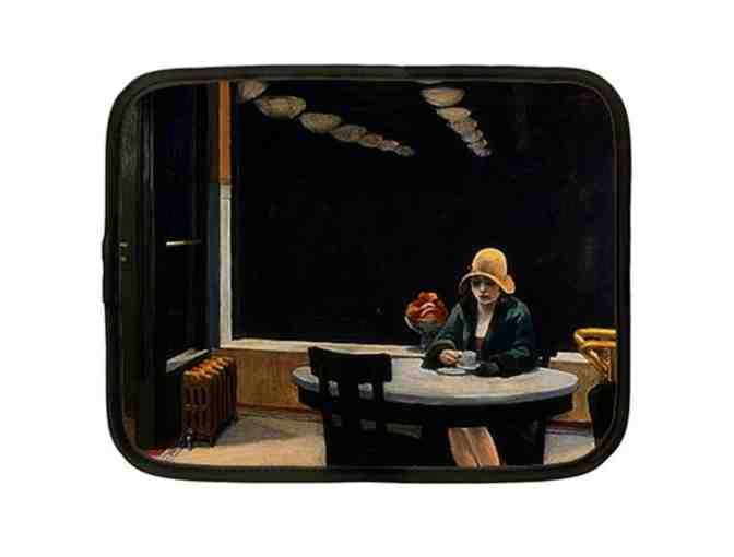 'AUTO MAT' by Edward Hopper:  Custom Made Net Book Case: Versatile and Unique!