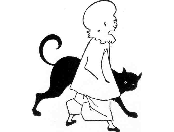 'Pierrot and Cat' by Aubrey Beardsley:   Leather Band ART WATCH !