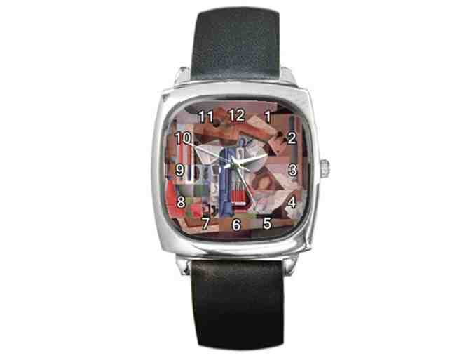 'Puristic Still Life' by DALI:   Leather Band ART WATCH !