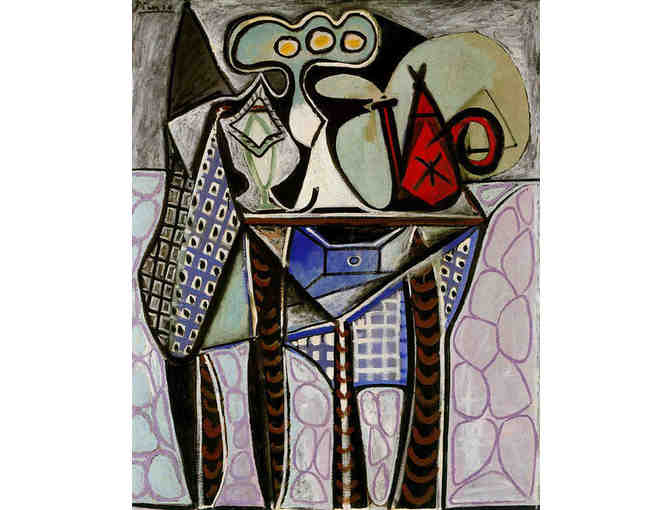 'Still Life On A Table' by Pablo PICASSO:   Leather Band ART WATCH !