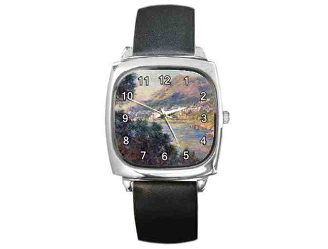 'Monte Carlo' by MONET:  Leather ART WATCH!