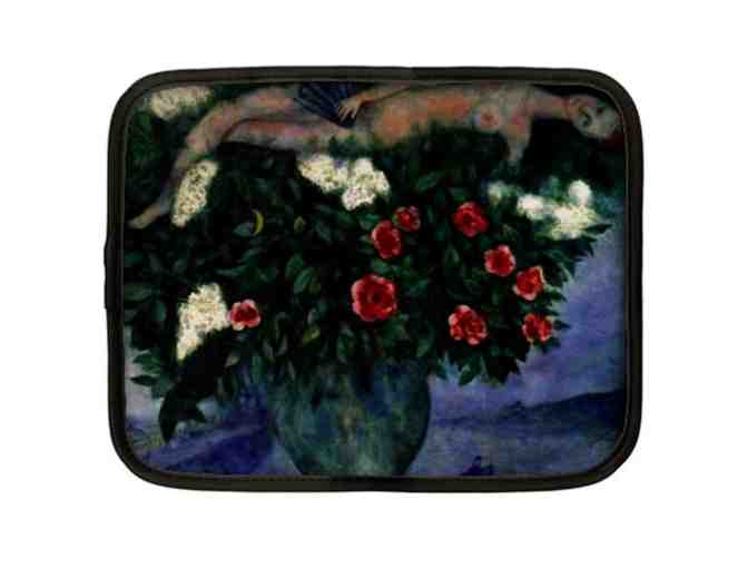'THE WOMAN IN THE ROSES' by Chagall:  Custom Made Net Book Case: Versatile and Unique!