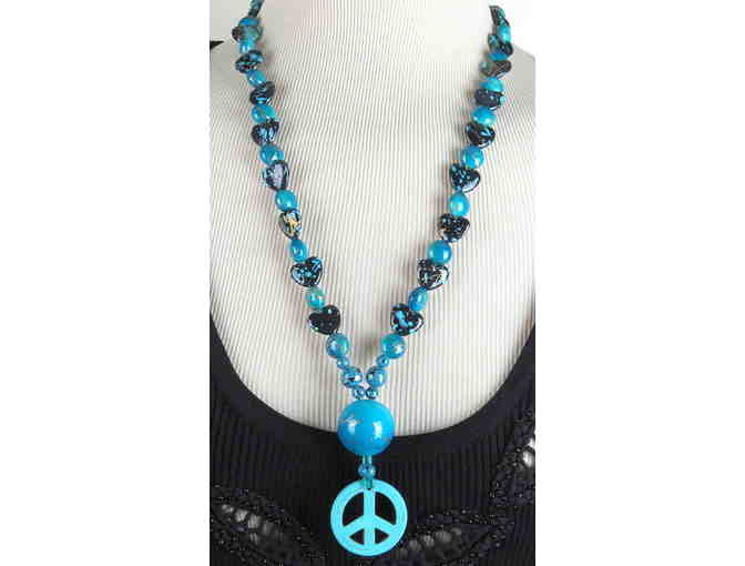 'Peace Train!': 1/KIND, Handcrafted NECKLACE #458