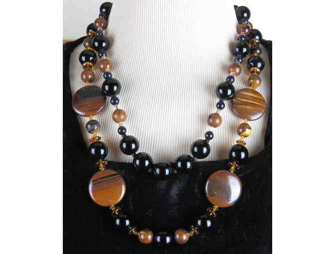 Make a Statement with this 1/KIND GEMSTONE NECKLACE #376