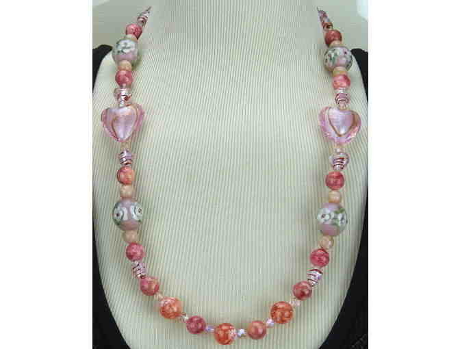 Darling Focals and Artisan Beads featured in this FAB FAUX NECKLACE #263