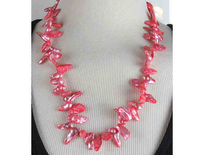 Unique 'Blister Pearls' are featured in this 1/kind, Handcrafted NECKLACE #473