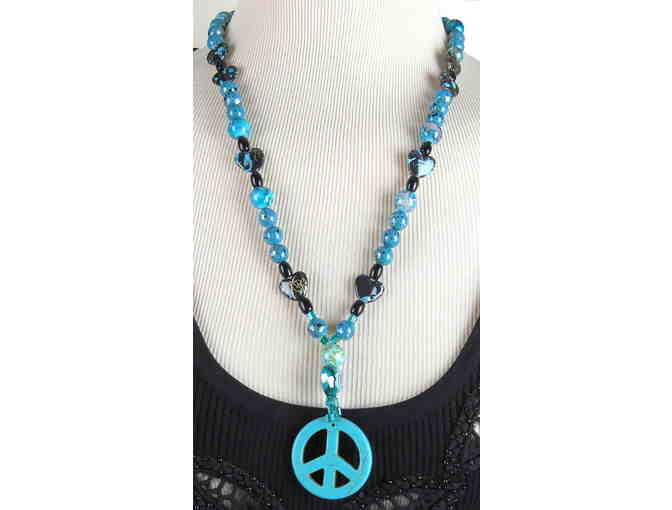 Intention Peace with this 1/KIND NECKLACE #448