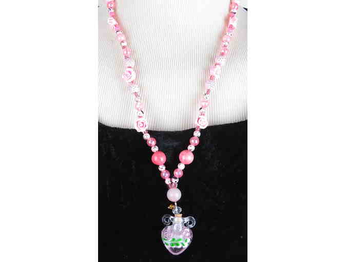 Perfume Bottle  NECKLACE!  1/Kind, Handcrafted!  #341