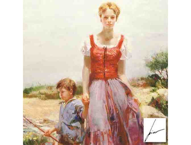 'CLIFF SIDE RETREAT' BY PINO!!  EXTREMELY COLLECTIBLE!!