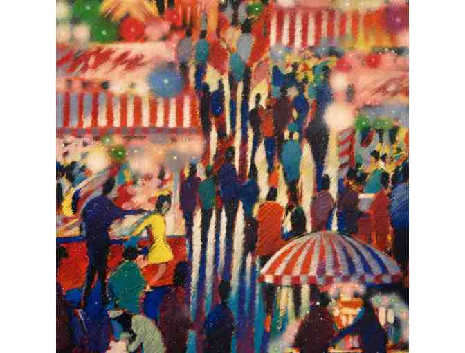 $ave HUGE!: 'OPENING NIGHT AT CARNIVALE' by Renowned Artist James Talmadge!