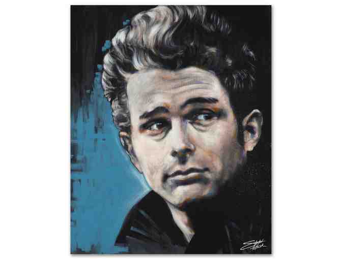 $ave HUGE!: 'JAMES' by Stephen Fishwick: Ltd Edition Giclee On Canvas, Signed/COA included
