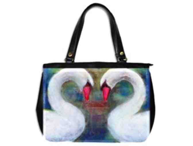 *'ONLY THEN' BY WBK: CUSTOM MADE LEATHER TOTE BAG!  Great for TRAVEL too!