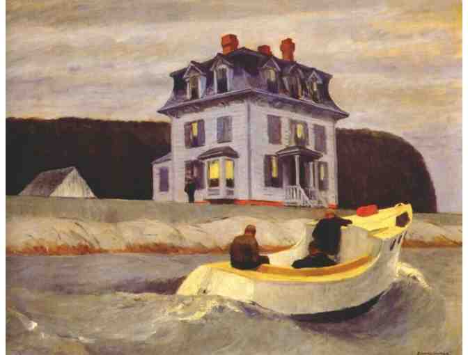 'The Bootleggers' by Edward HOPPER:   Leather Band ART WATCH!