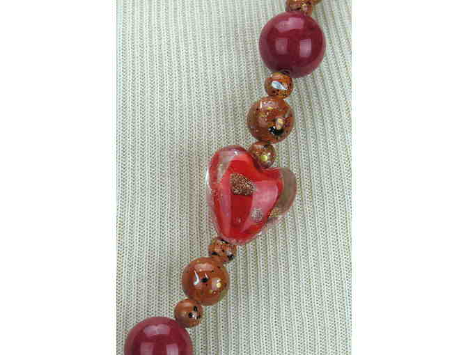 Sponge Coral and Unique Focals featured in this 1/KIND GEMSTONE NECKLACE #267