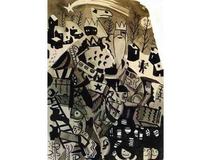 'Late Night Dreams' by DALI:   Leather ART watch !