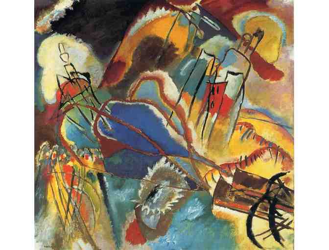 'Improvisation 30' by KANDINSKY: : Leather ART watch !