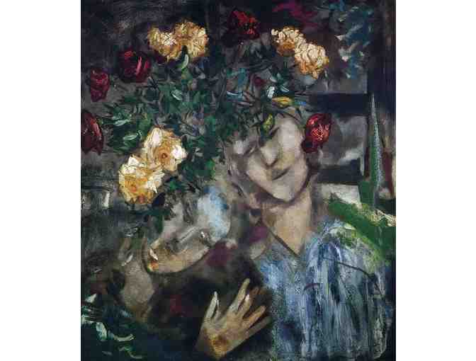 'Lovers With Flowers' by Marc CHAGALL: Leather ART WATCH !