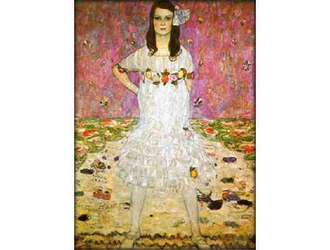 'Mada Primavesa' by Gustav KLIMT: Leather ART WATCH !