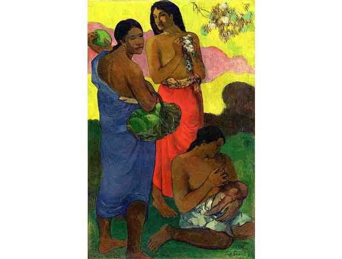 'Maternity II' by GAUGUIN: Leather ART WATCH !