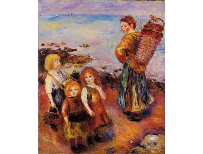 'Mussel Fishermen' by Pierre-Auguste RENOIR: Leather ART WATCH !