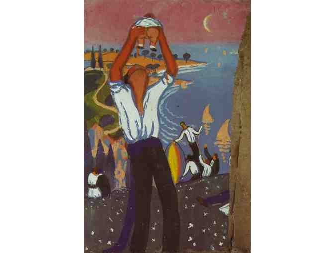 'Man Holding Up A Baby' by DALI: Leather ART WATCH !