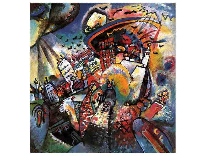 'Moscow I' by KANDINSKY:  Leather ART WATCH !