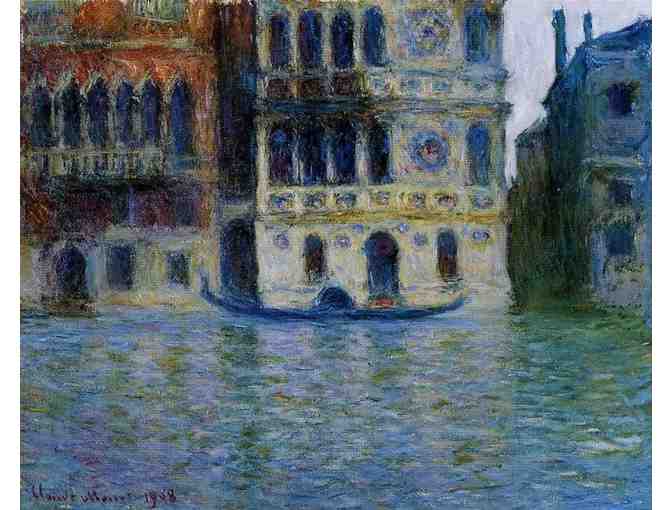 'Palazzo Dario' by Claude MONET:   Leather ART WATCH !