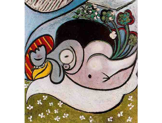 'Reclining Woman' by Pablo PICASSO: Leather Band ART WATCH !