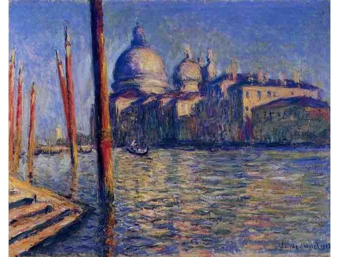 'The Grand Canal' by Claude MONET:   Leather Band ART WATCH !