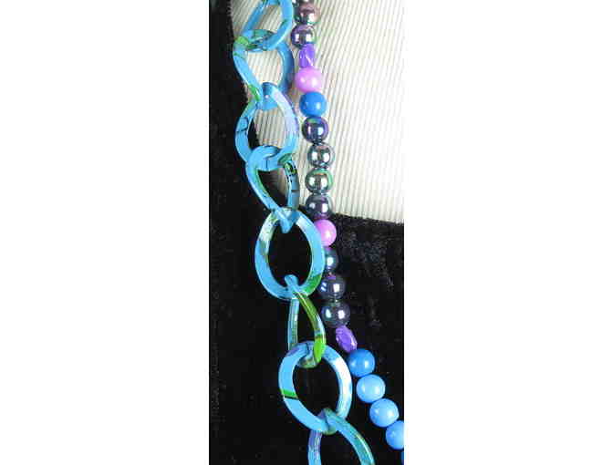 1/KIND FAB FAUX NECKLACE #375