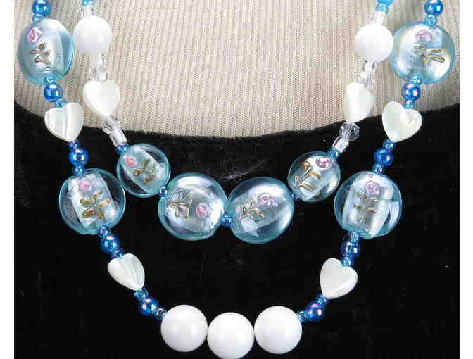 1/KIND GEMSTONE NECKLACE #329