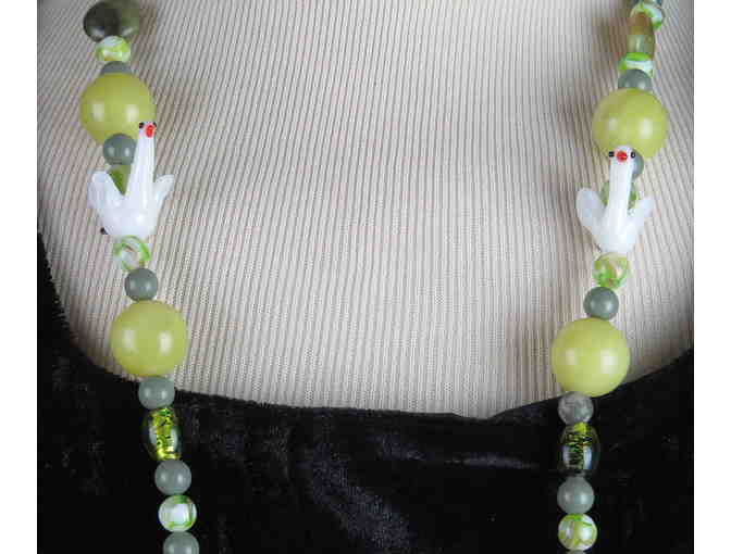 1/KIND GEMSTONE NECKLACE #399