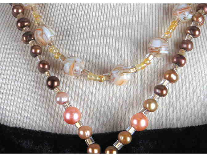 1/KIND GEMSTONE NECKLACE #407